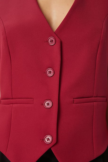Crop Knop Vest - Image 5