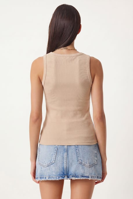 Fitted U Collar Knitted 2- Pack Tank Top - Image 5