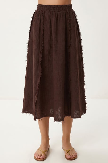 Cotton Sleeveless Blouse And Midi Skirt Set - Image 4