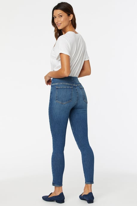 Pull-On Skinny Enkel Medium Blauwe SpanSpring™ Denim - Image 5
