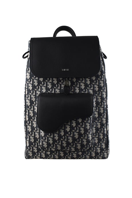 Dior Dior Zadelrugzak Zwart - Image 1