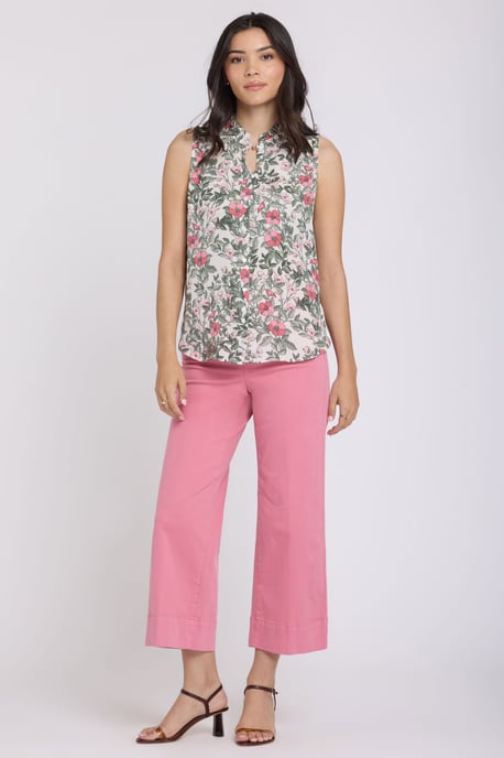 Sleeveless Ruffle Neck Blouse - Image 4