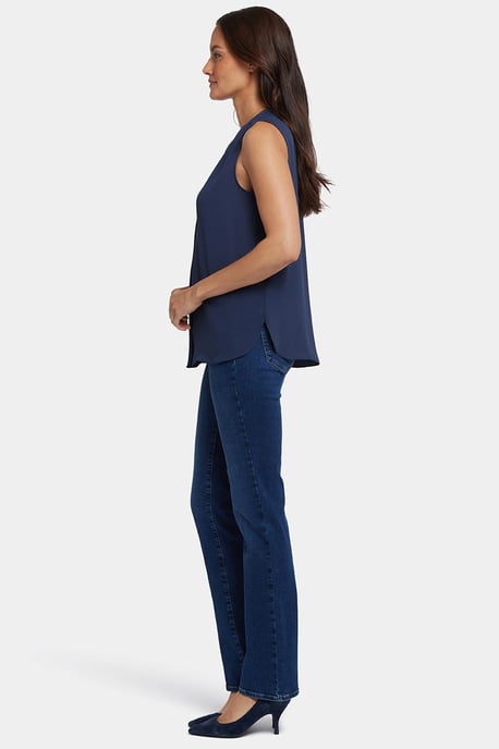 Mouwloze Pintuck Blouse - Image 3