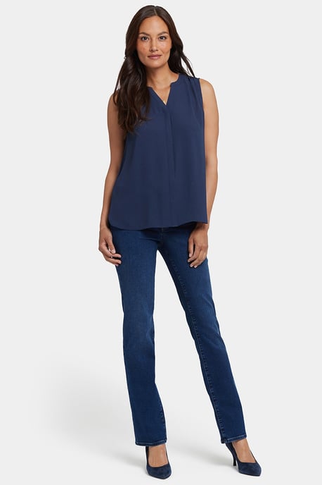 Mouwloze Pintuck Blouse - Image 5
