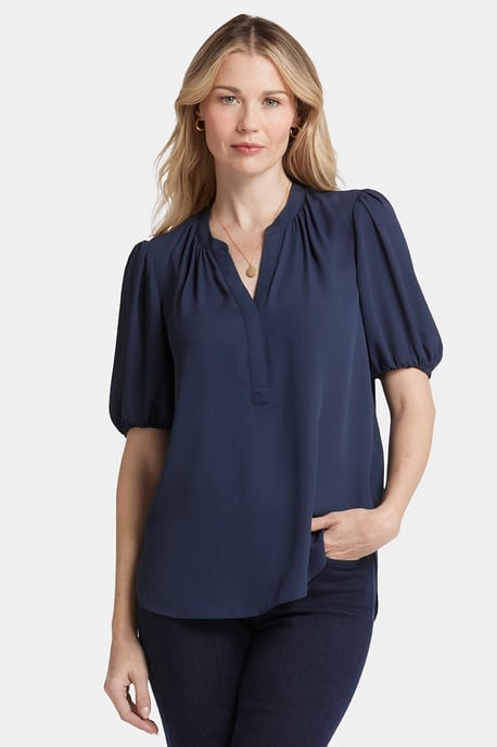 Korte Puff Mouwen Top - Image 1