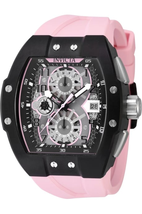 Invicta Racing 48336 Men's Watch - Quartz Movement - Stainless Steel with Black Dial - 47 mm - Image 1