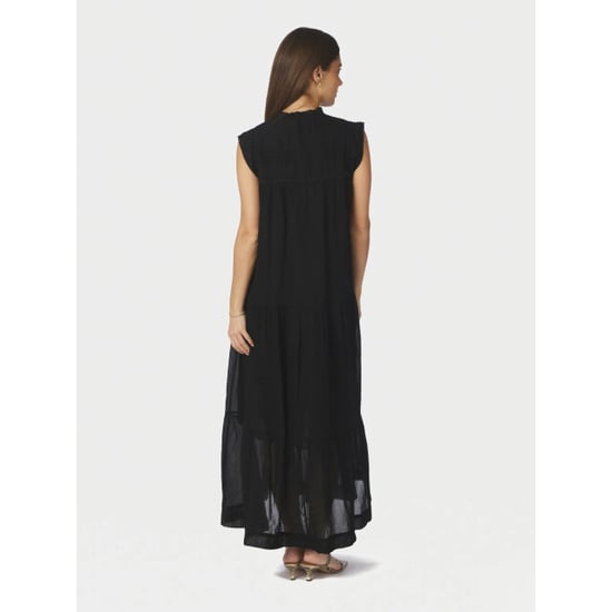 Neo Noir veana s voile maxi dress 169064 100 black - Image 2