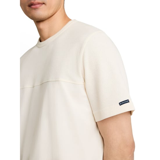 Tom Tailor Structured cutline t-shirt - Image 3