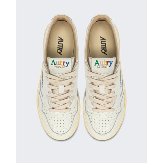 Autry Dames medalist low sneakers leer logo - Image 4