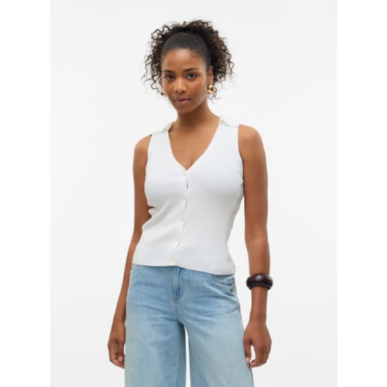 Vero Moda Vmwillow sl v-neck polo top - Image 1