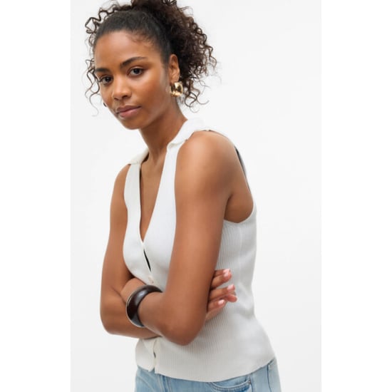 Vero Moda Vmwillow sl v-neck polo top - Image 3