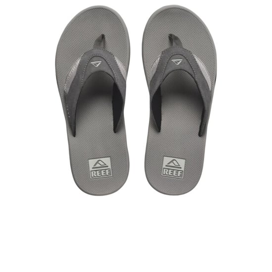 Reef Fanning grey suede heren slipper - Image 4