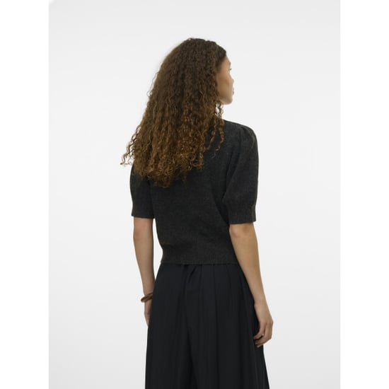 Vero Moda Doffy gebreide pullover met pofmouwen - Image 2