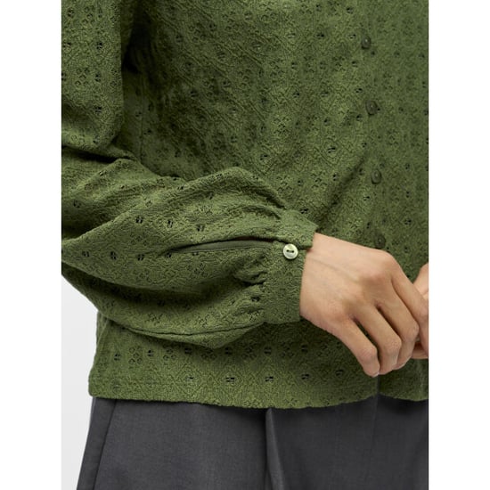 Object Objlaila v-hals top met lange mouwen - Image 2