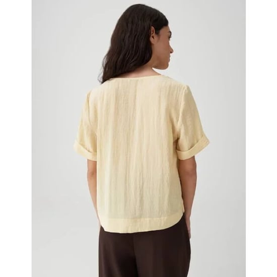 Opus Filkara boxy blouse honey butter - Image 3