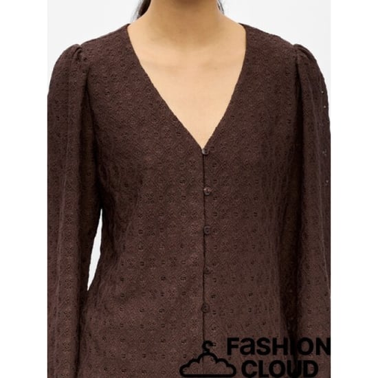 Object Objlaila v-neck puff blouse - Image 2