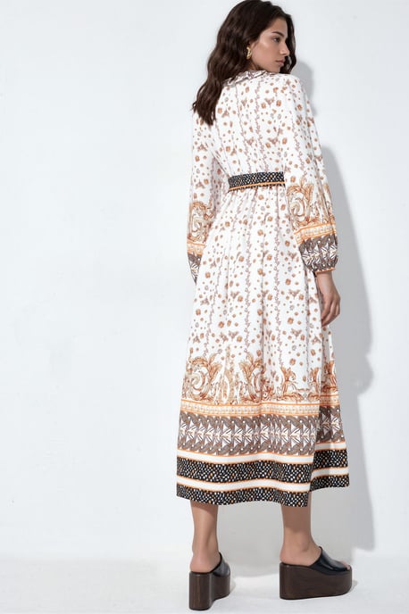 Floral Belted Maxi Dress - Image 3