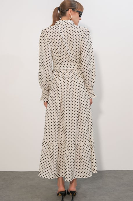 Paisley Geknoopt Midi Hemdjurk - Image 6