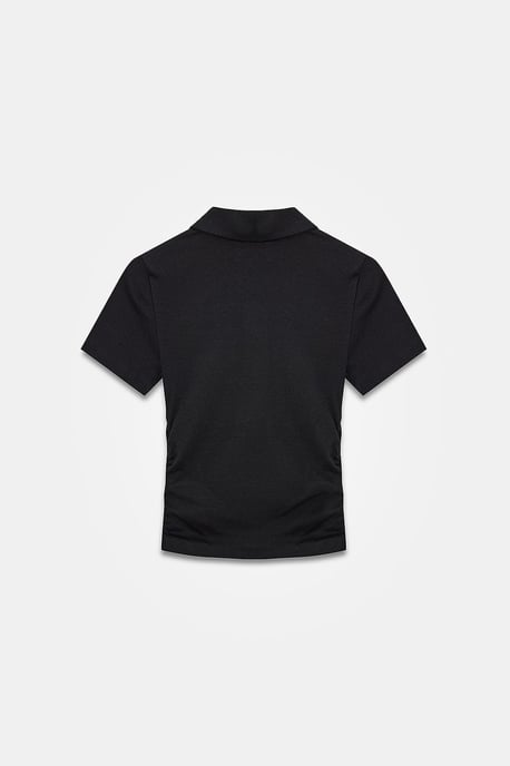 Women’s Crop Slim Fit Polo T-Shirt - Image 6