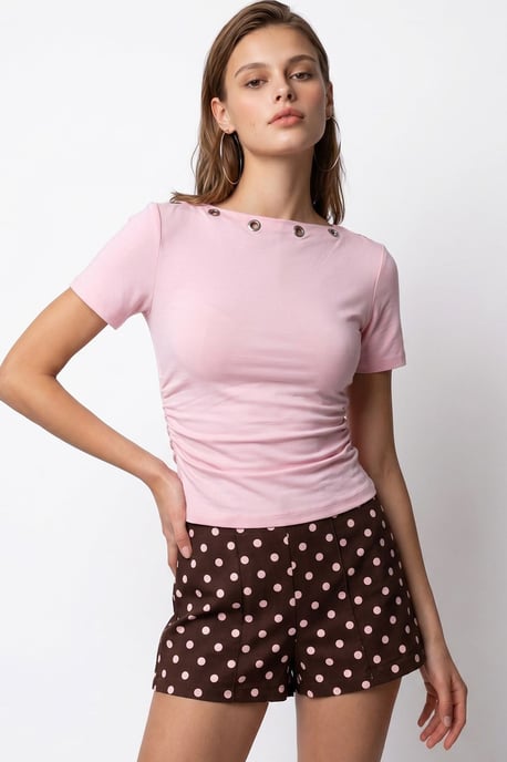 Women's Slim Fit Boat Neck T-Shirt - Image 2