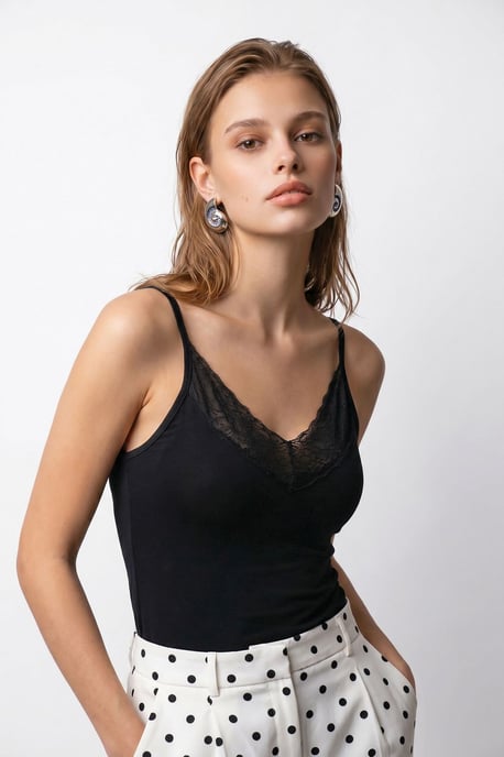 Aangesloten Viscose Kant Camitop - Image 4