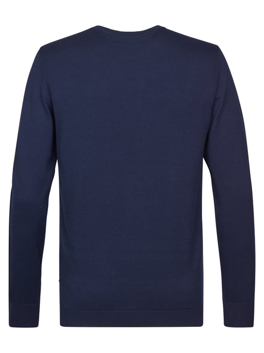 Petrol Industries - Heren Fijngebreide Trui Steamboat - Blauw - Image 2