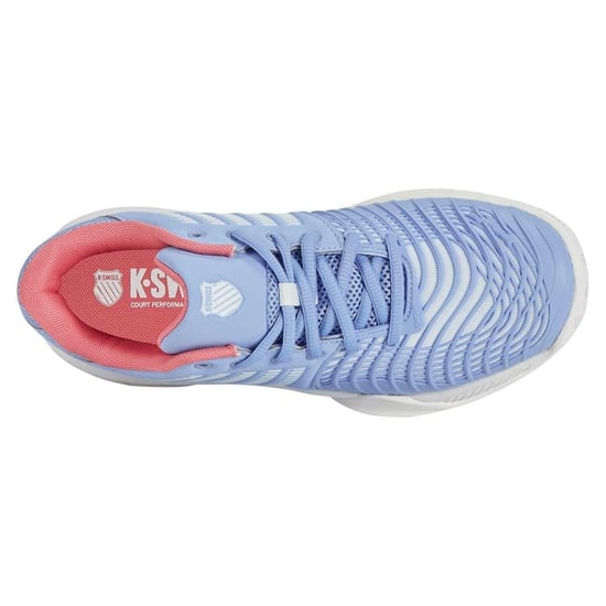 K-Swiss Express Light 3-tennisschoenen voor dames (Wit/Aardbei) - Image 3