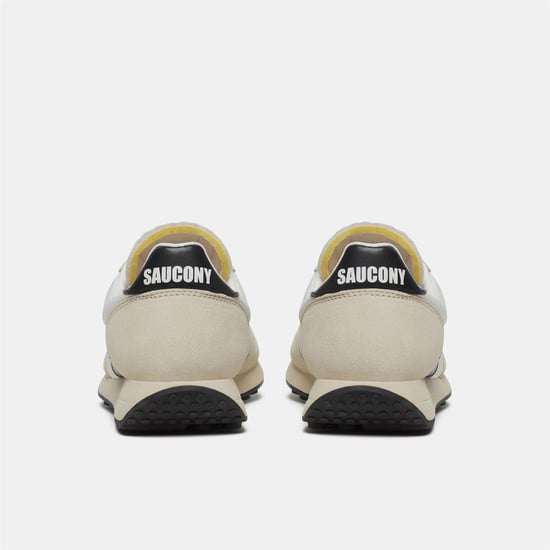 Saucony Unisex-sportschoenen van suède, maat 80 voor volwassenen (Wit, Zwart) - Image 4