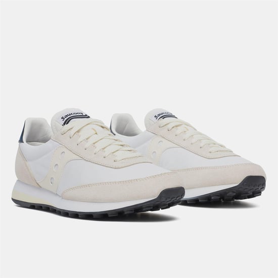Saucony Unisex-sportschoenen van suède, maat 80 voor volwassenen (Wit/Crème) - Image 2