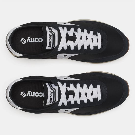 Saucony Suède sportschoenen voor heren, maat 80 (Zwart, Wit) - Image 5