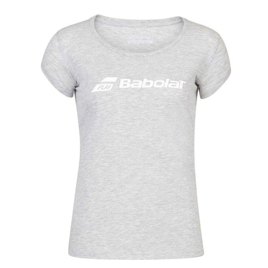 Babolat Dames/Dames Logo Ronde Hals Regular T-shirt (Grijs Heather) - Image 1