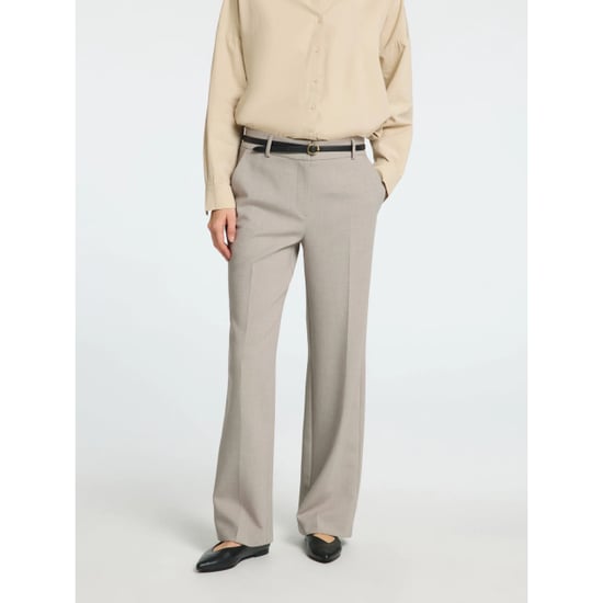 Selected Femme slfrita mw wide pant mel noos 16094206 island fossil - Image 1