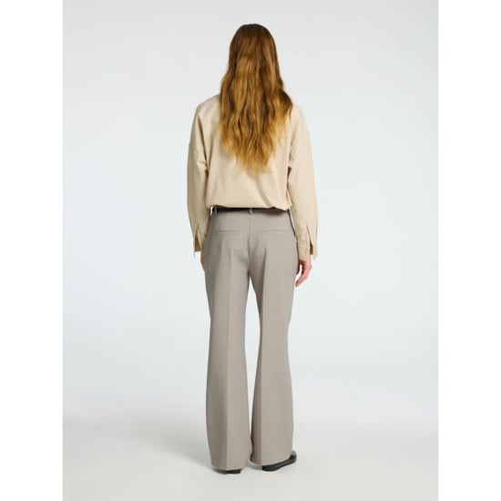 Selected Femme slfrita mw wide pant mel noos 16094206 island fossil - Image 2