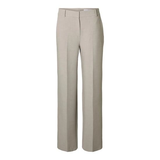 Selected Femme slfrita mw wide pant mel noos 16094206 island fossil - Image 3