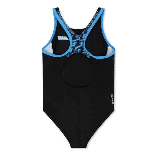 Girls Zoggs Splashback Juniors in Black - Image 2