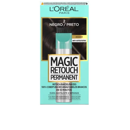 Magic Retouch Permanente Haarkleur #2 - Zwart 1 Stuk - Image 1