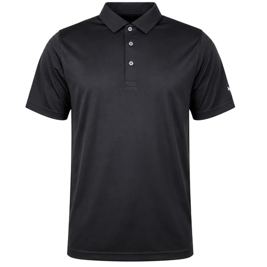 Puma Icon Mens Black Golf Polo Shirt - Image 1