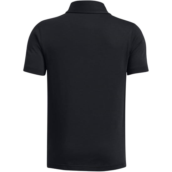 Under Armour Kinderpolo met korte mouwen en ‘Icon Regular’-model (Zwart) - Image 3