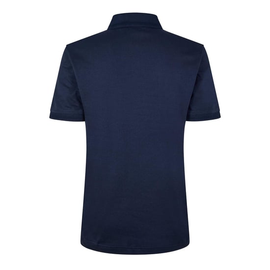 Boss Mens Interlock Short-Sleeved Polo Shirt (Dark Blue) - Image 2