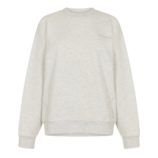 USA Pro Womens/Ladies Classic Sweatshirt (Ice Marl) - Image 2