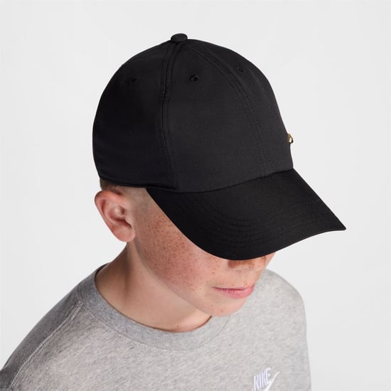 Accessories Nike Swoosh Cap Junior in Black/Flt Gold - Image 6