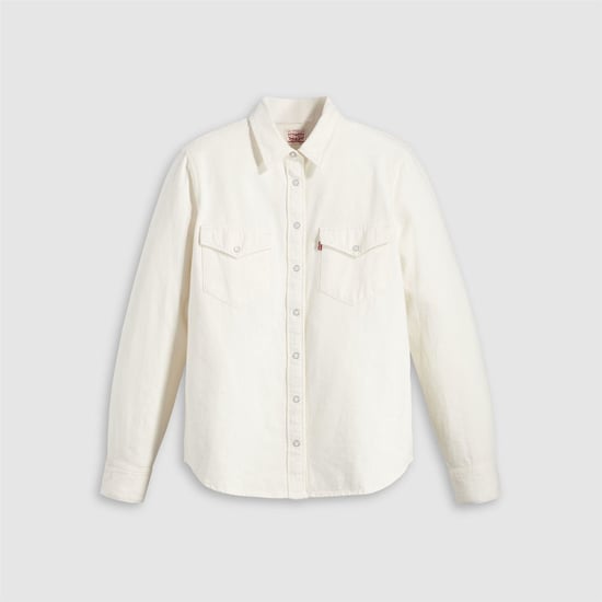 Women's Levis Iconic Western Ecru Crew 4 in Ecru Crew 4 - Image 1