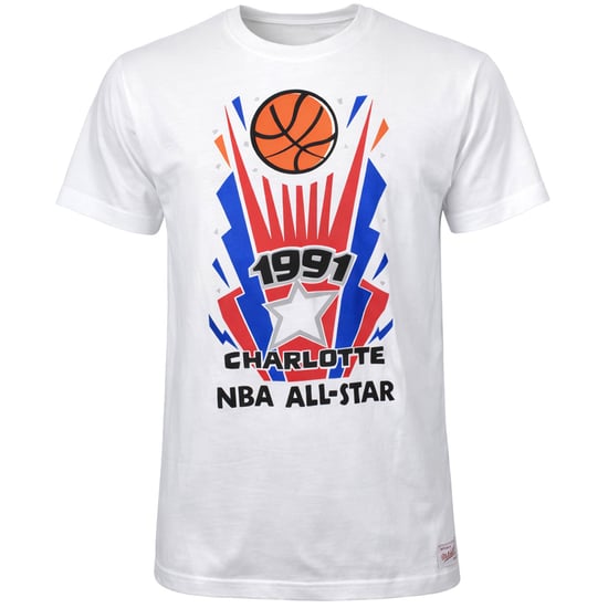 Mitchell & Ness 1991 Charlotte NBA All Star Mens White T-Shirt - Image 1