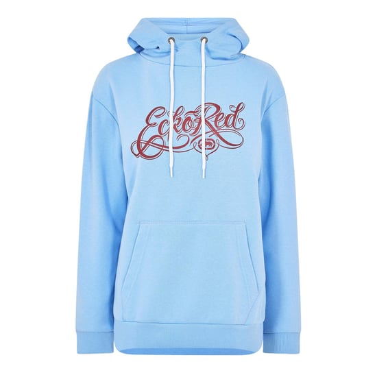 Ecko Hoodie met ‘Scarlett’-opschrift voor dames, reguliere pasvorm (Vista Blauw) - Image 1