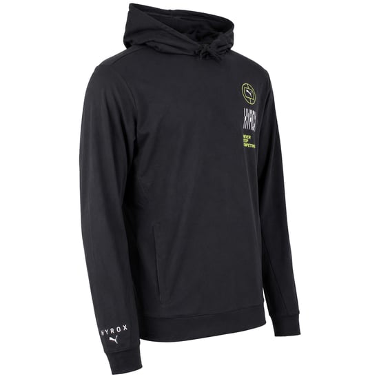 Puma x Hyrox Cloudspun Mens Black Hoodie - Image 2