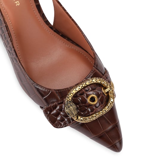 Kurt Geiger London Leather Kgl Mayfair Sling Sm Egl Heels - Image 4