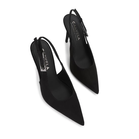 Carvela Suedette Blanca Slingback Heels - Image 2