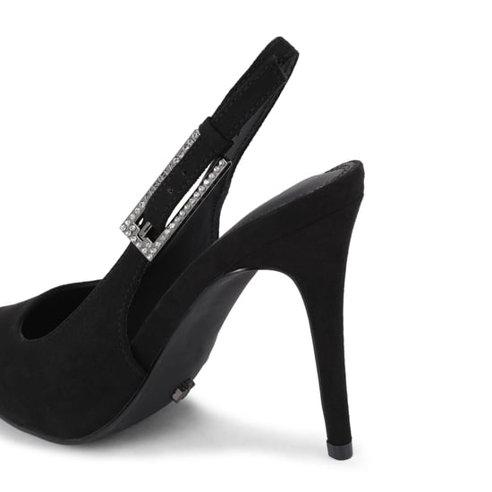 Carvela Suedette Blanca Slingback Heels - Image 3