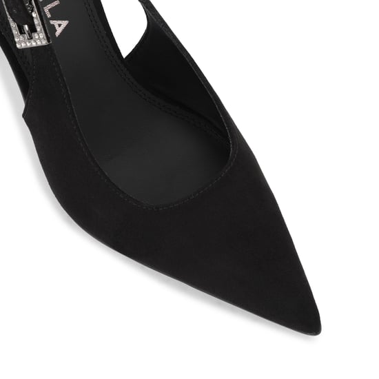 Carvela Suedette Blanca Slingback Heels - Image 4