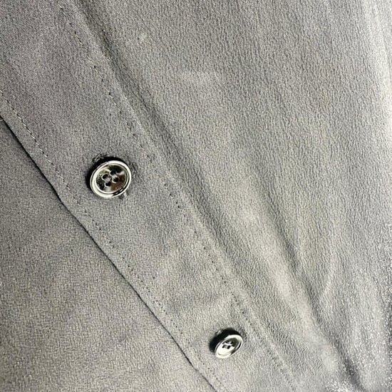 Celine långärmad blus med knappar i svart acetat - Image 4